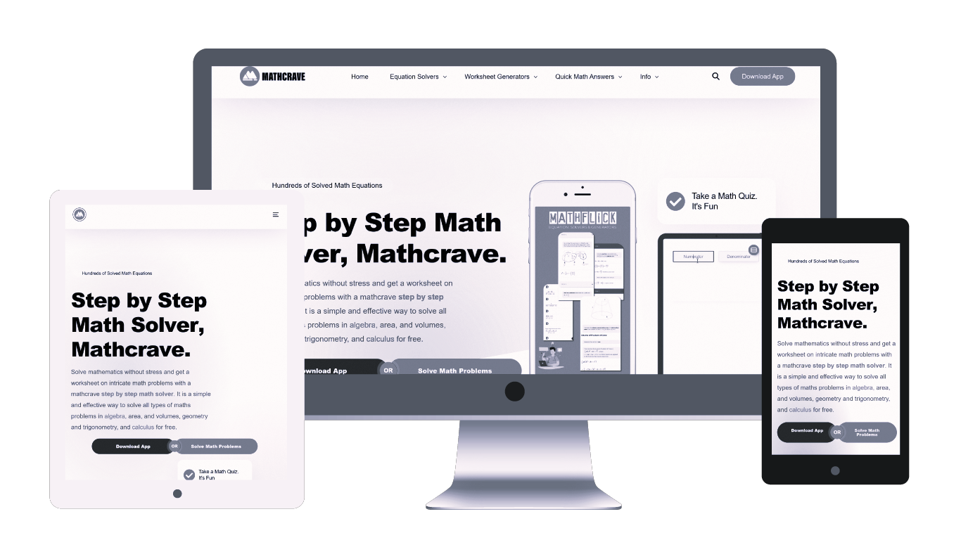 Mathcrave Math Learning Platform