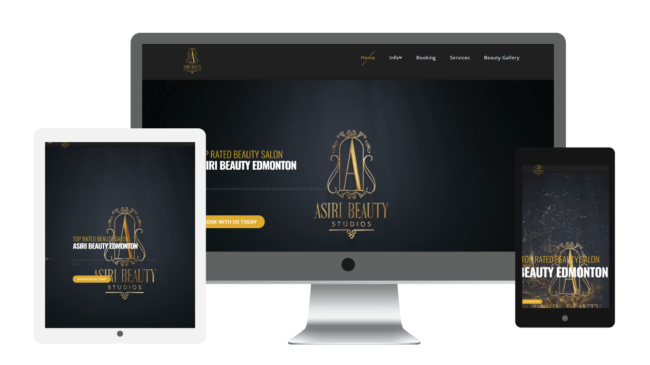 Asiri Beauty Salon Website
