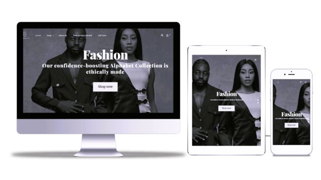 Fashion Store Website Design